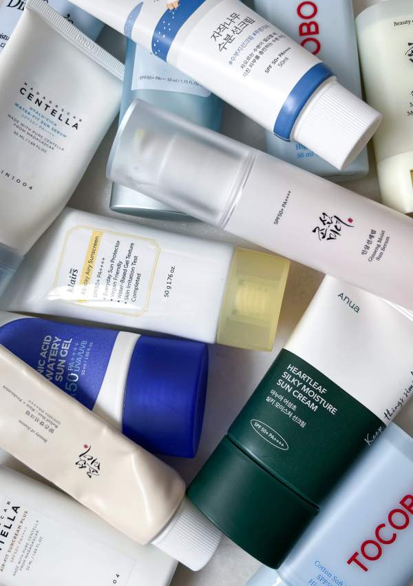 Korean sunscreens