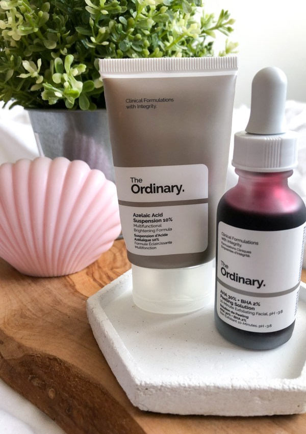 The Ordinary products for acne scars